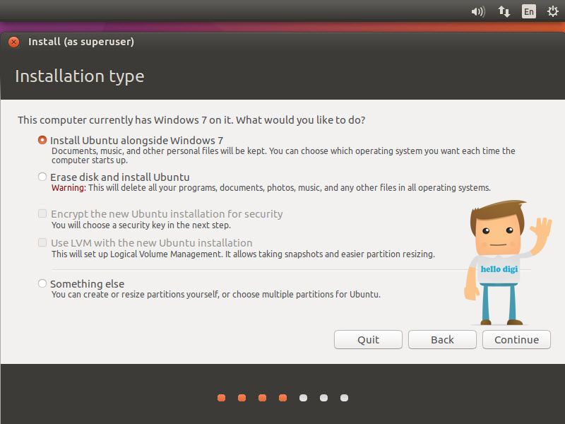 آموزش نصب Ubuntu کنار ویندوز