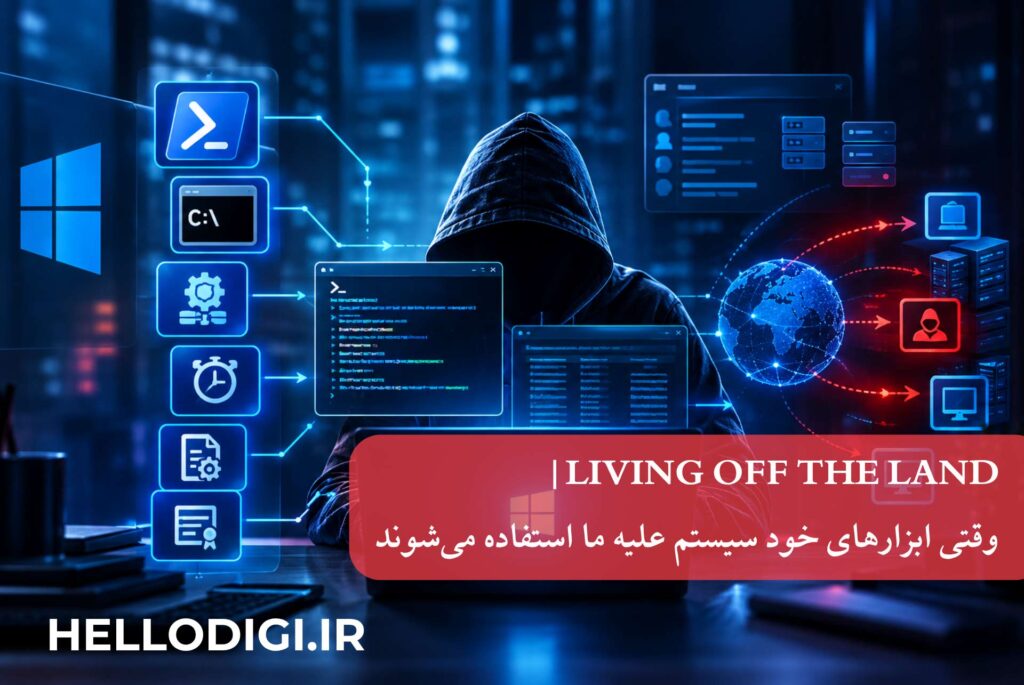 Living off the Land | وقتی ابزارهای خود سیستم علیه ما استفاده می‌شوند