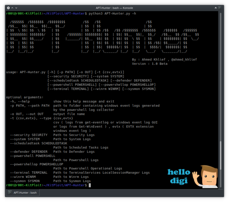  معرفی ابزار APT Hunter برای جرم شناسی (Forensic) در ویندوز