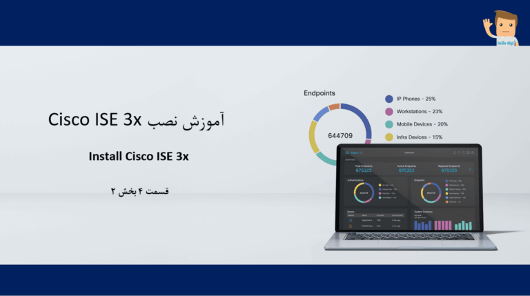 آموزش دوره سیسکو آیس (Cisco ISE) قسمت چهارم (نصب سیسکو ise بخش دوم)