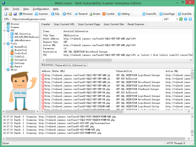 دانلود WebCruiser Web Vulnerability Scanner Enterprise Edition v3.5.5 Portable نرم افزار بررسی میزان امنیت و آسیب پذیری وبسایت ها