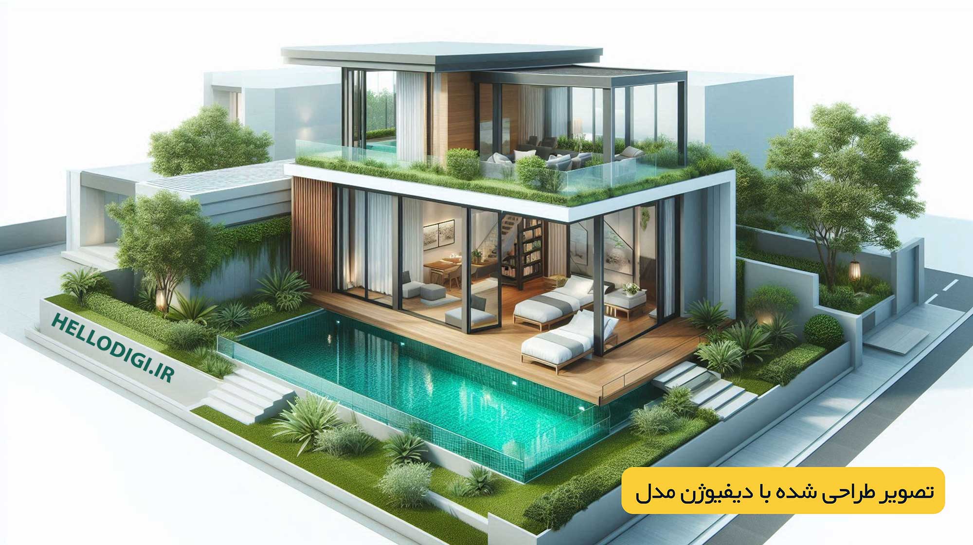 معماری و طراحی داخلی با هوش مصنوعی AI