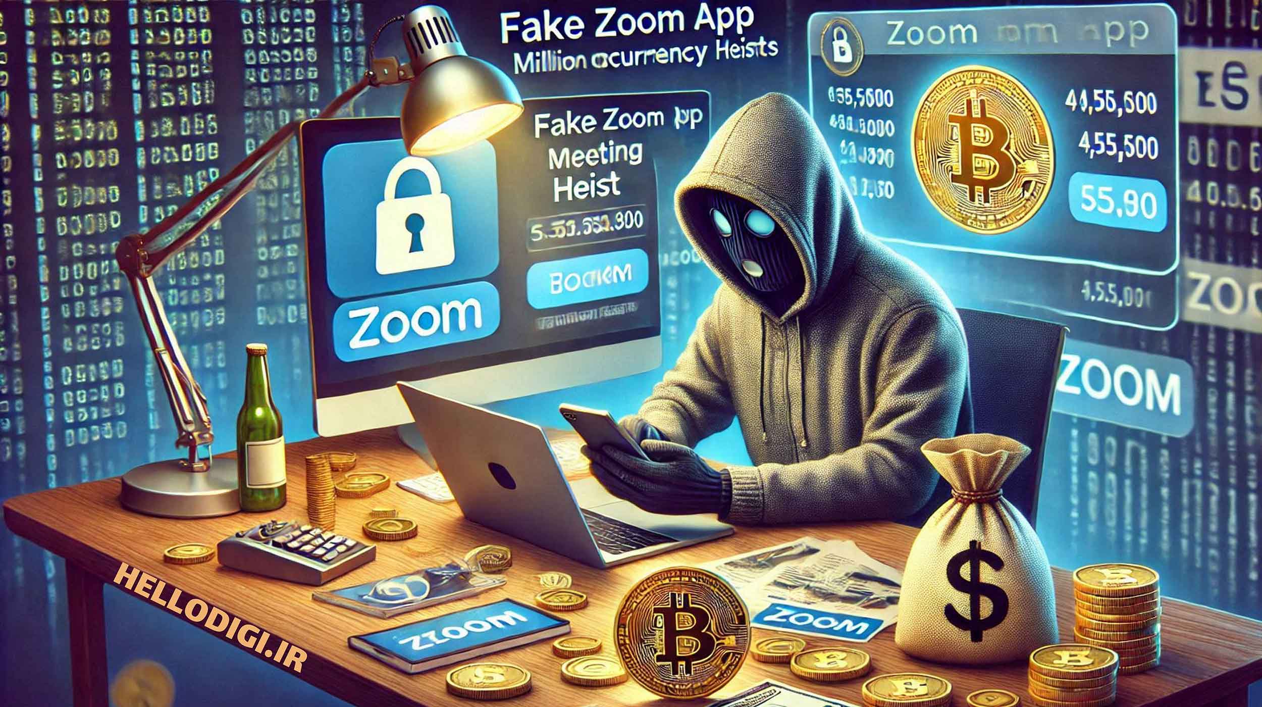 حمله فیشینگ با لینک جعلی ZOOM