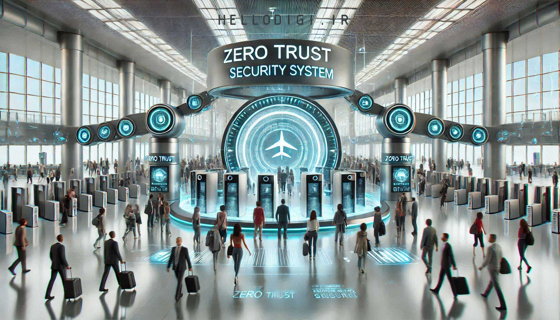 معماری zero trust صفر اعتماد در امنیت شبکه